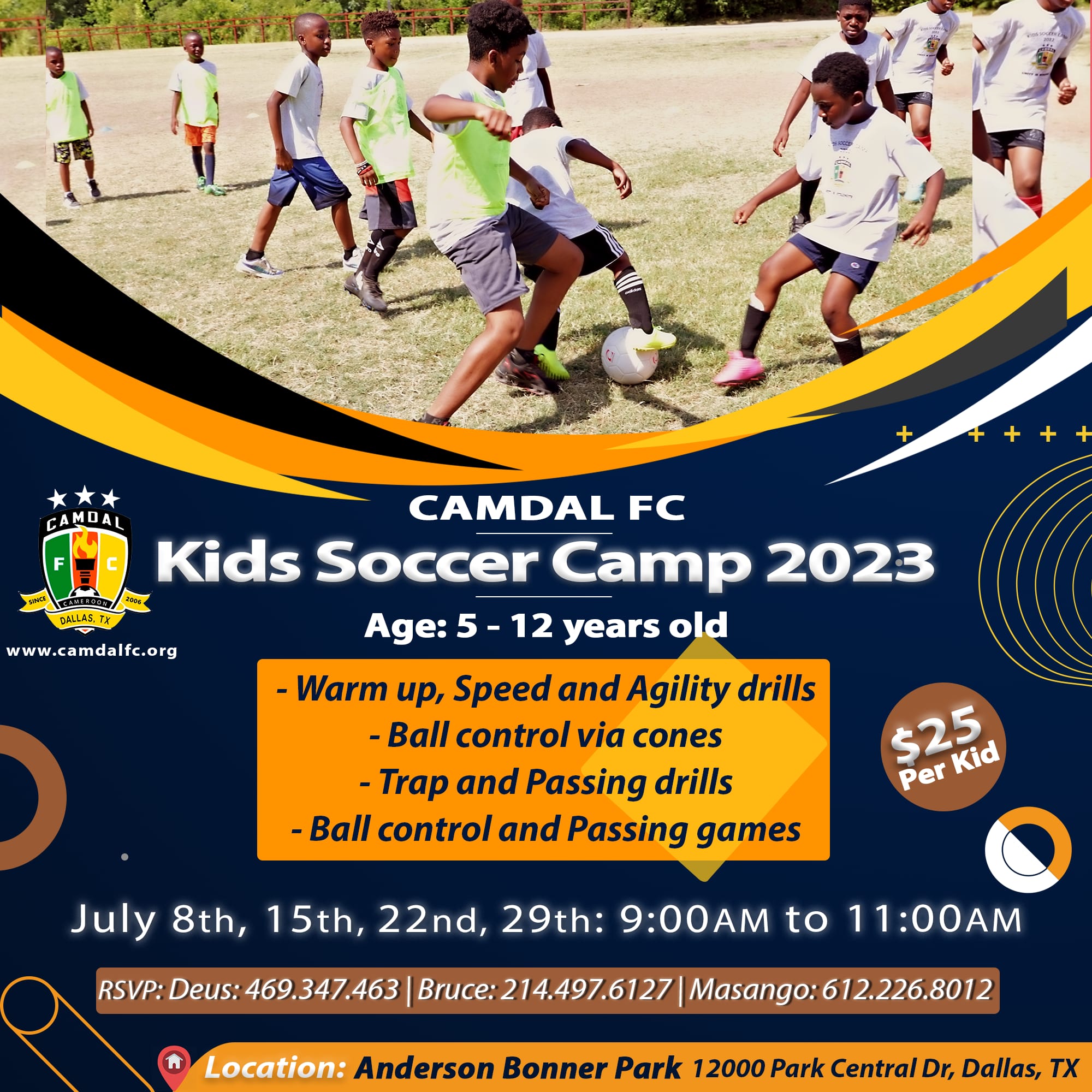 Kids Soccer Camp 2023